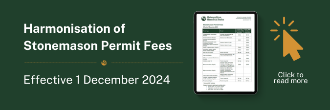 Harmonisation of Stonemason Permit Fees – Effective 1 December 2024